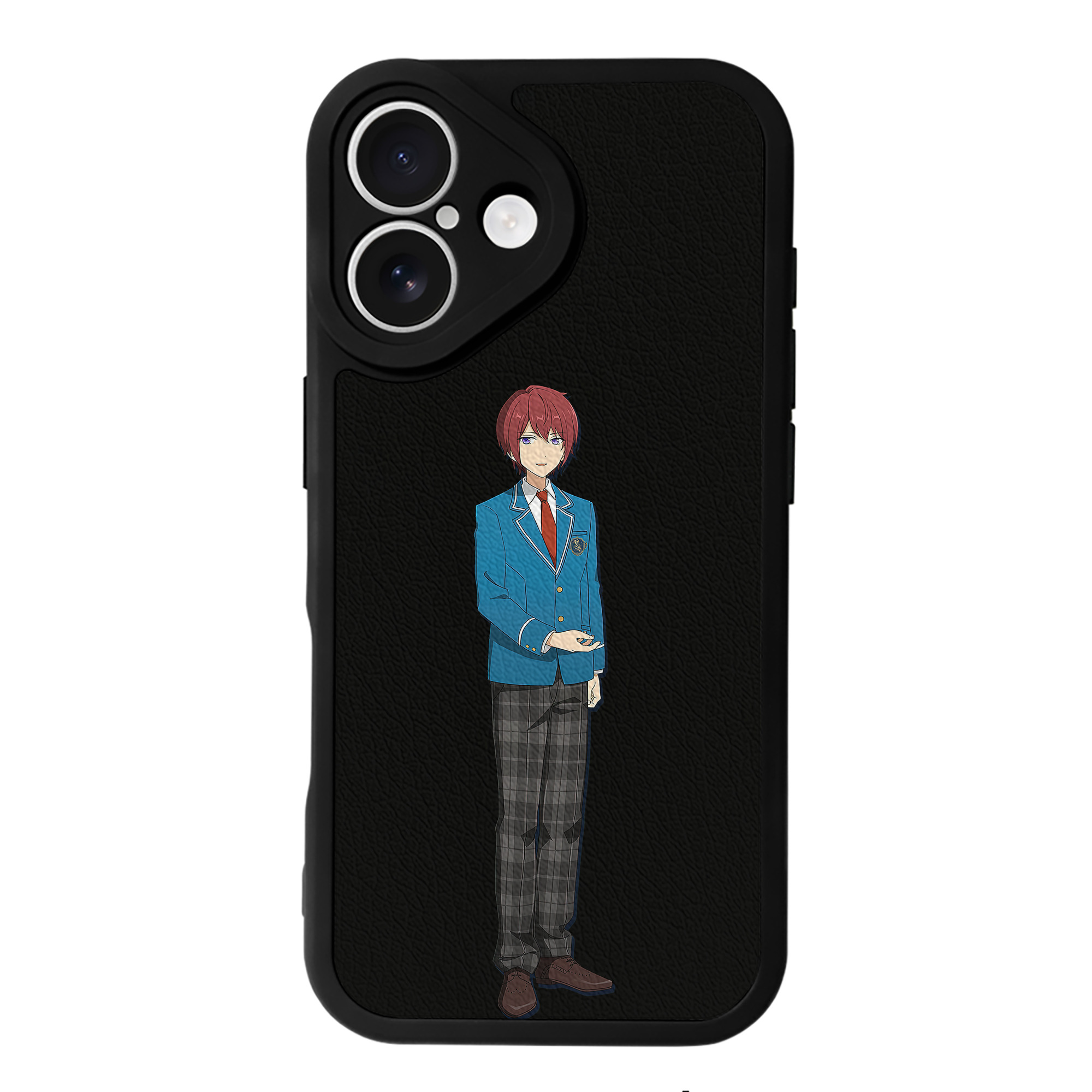 （画像用） あんさんぶるスターズ! Ensemble Stars 【iPhone 16シリーズ対応】シリコンスマホケース（レザー調） 材質：シリコン